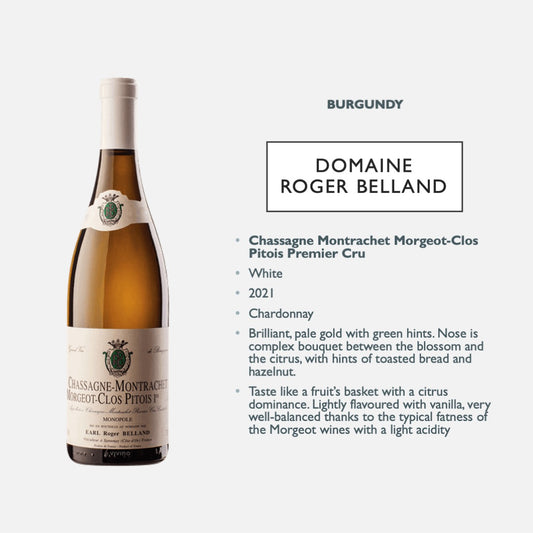 Chassagne Montrachet Morgeot Clos Pitois Premier Cru