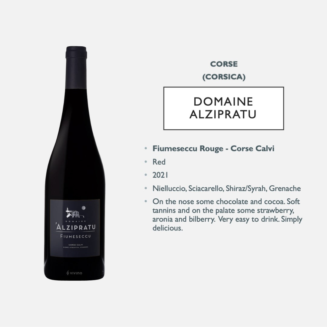 Domaine Alzipratu - Fiumeseccu Rouge - Corse Calvi AOP