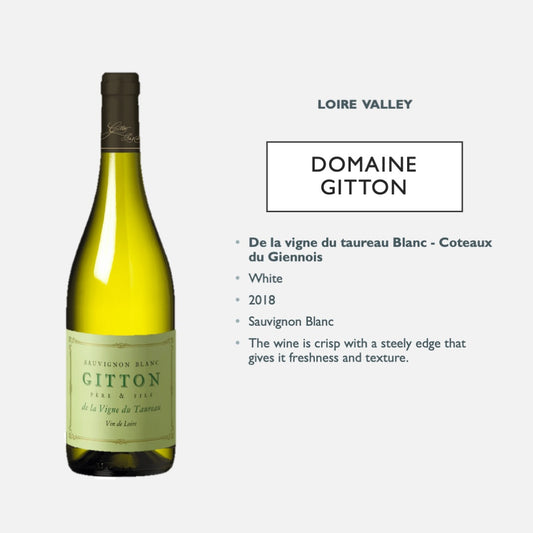 Domaine Gitton - De la Vigne du Taureau Blanc - Coteaux du Giennois AOP