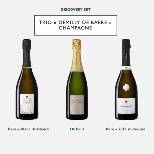Trio Champagne Demilly de Baere