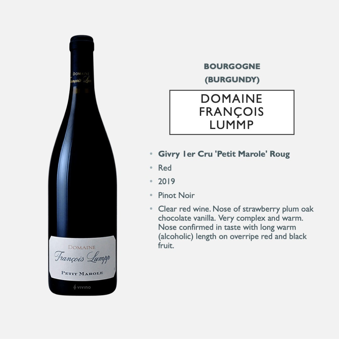 Domaine Francois Lumpp - Givry 1er Cru AOP - Petit Marole