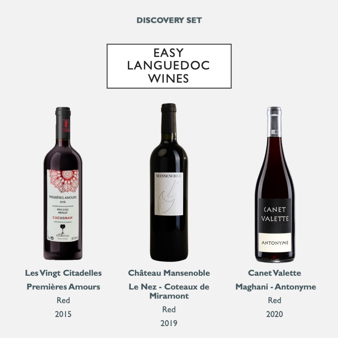 Discovery Set - Easy Languedoc Wines - 3 Bottles