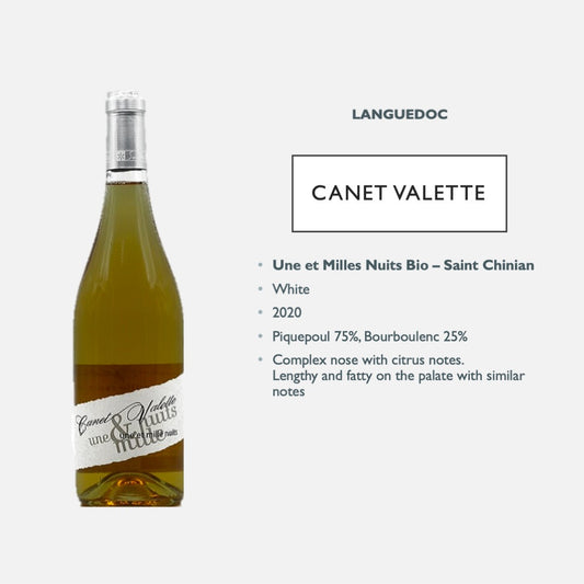 Canet Valette - Une et Mille Nuits Bio - Blanc