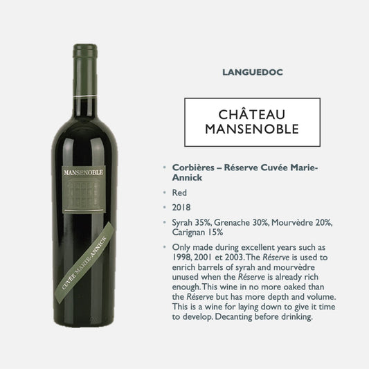 Château Mansenoble - Cuvée Marie-Annick