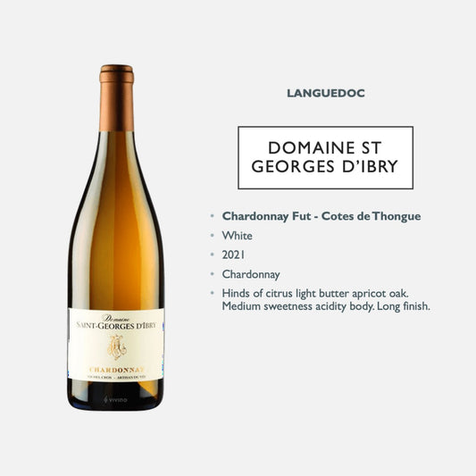 Domaine St Georges d'Ibry - Chardonnay Fut - Cotes de Thongue IGP