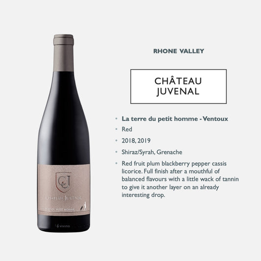 Château Juvenal - La Terre du Petit Homme - Ventoux AOP