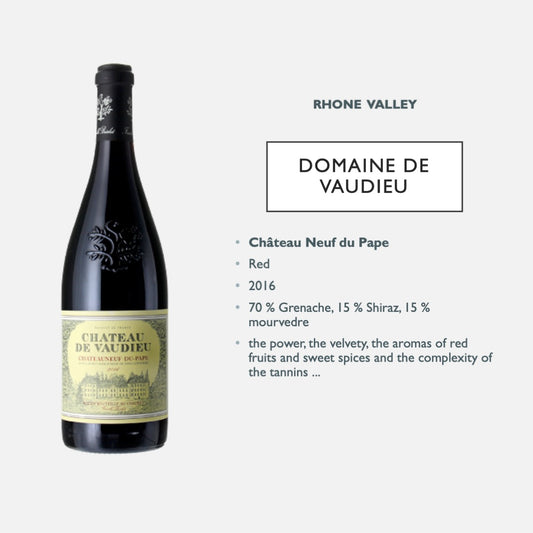 Château de Vaudieu - Vaudieu Rouge - Chateauneuf du Pape AOP