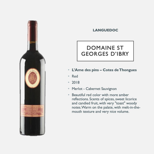 Domaine St Georges d'Ibry - l'Ame des pins - Cotes de Thongue IGP