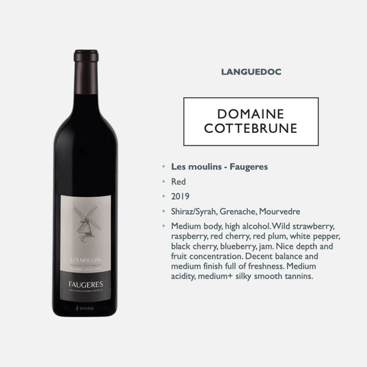 Domaine Cottebrune - Les Moulins - Faugeres AOP