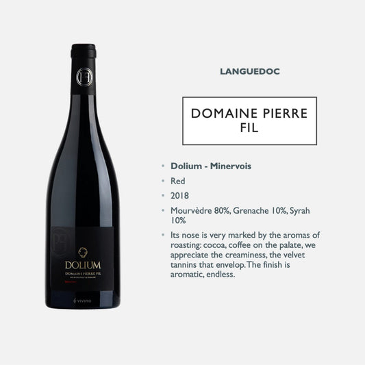 Domaine Pierre Fil - Dolium - Minervois AOP