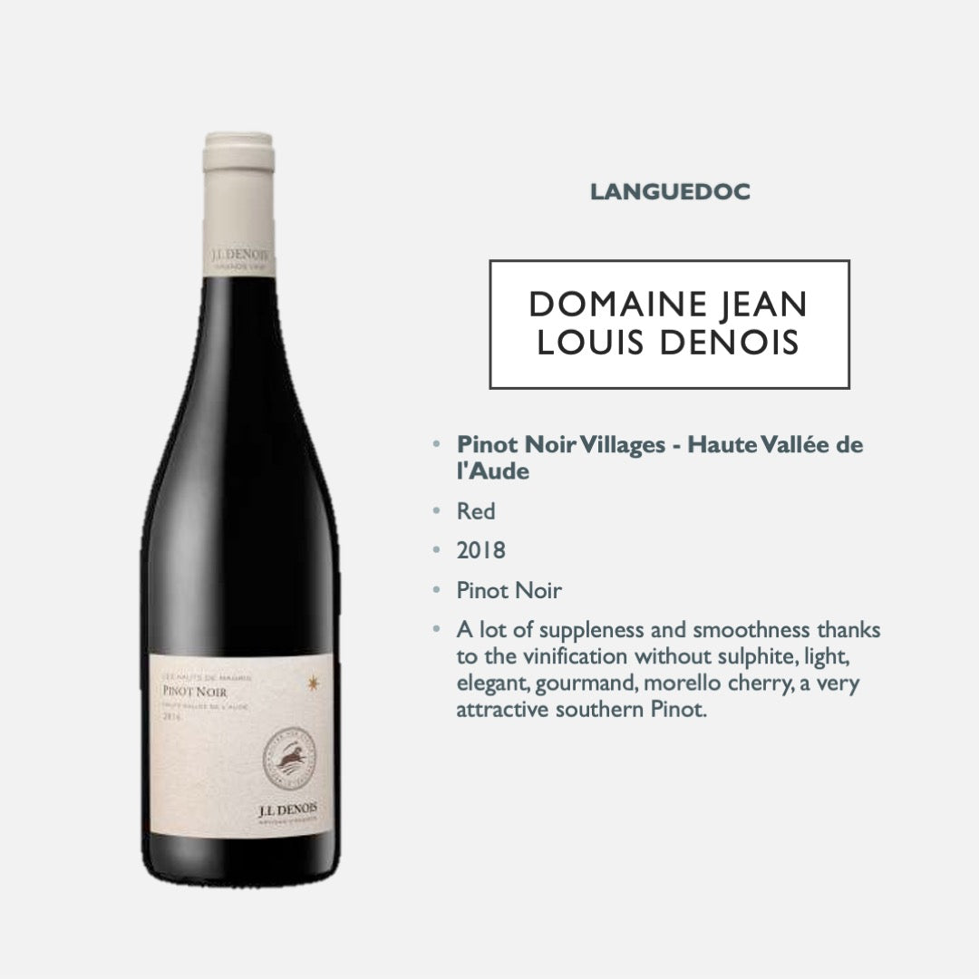 Domaine Jean Louis Denois - Pinot Noir Villages - Haute Vallee de l'Aude IGP