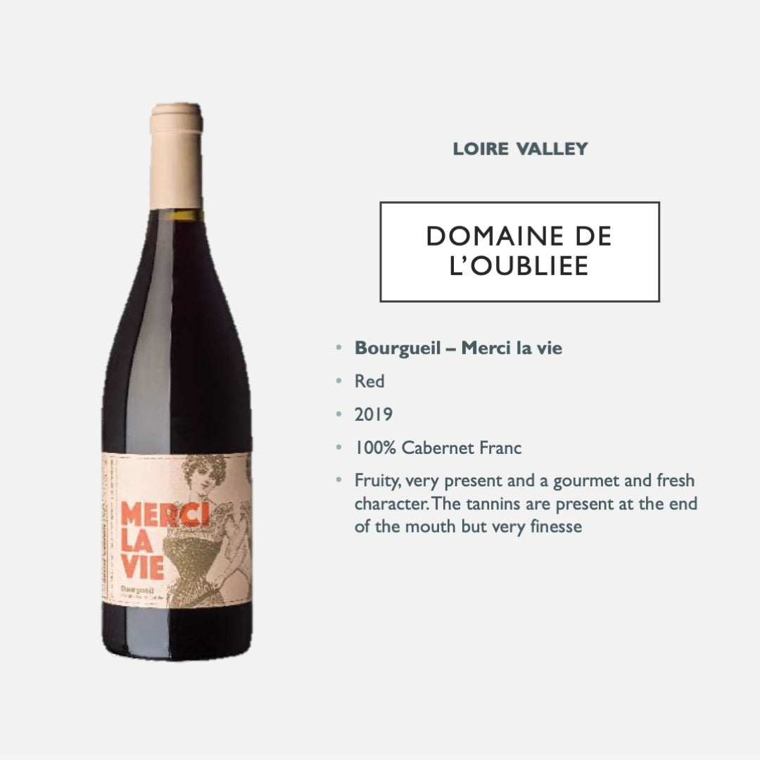 Domaine de l'Oublie - Merci la vie - Bourgueil AOP