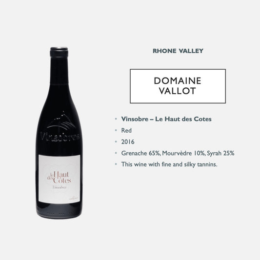 Domaine Vallot - Le Haut des Cotes - Vinsobre AOP